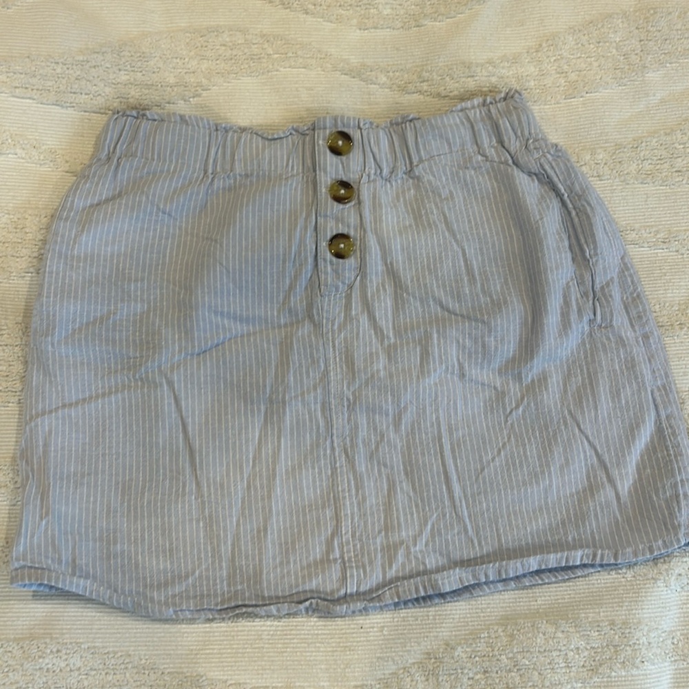 Urban Outfitters Blue Striped Skirt